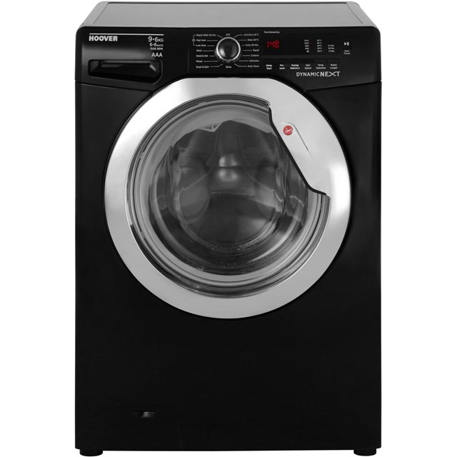 Hoover Dynamic Next WDXCC5962B Free Standing Washer Dryer in Black