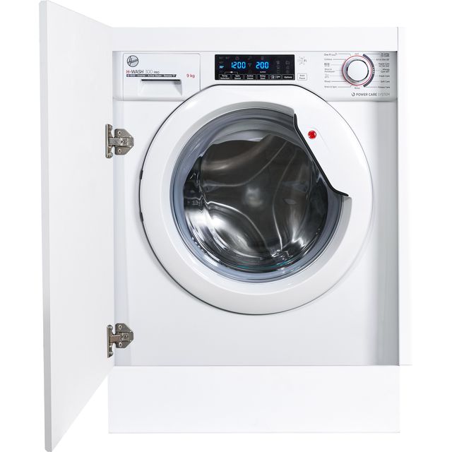 Hoover H-WASH 300 PRO HBWOS69TAME Integrated 9kg Washing Machine with 1600 rpm - White - A Rated