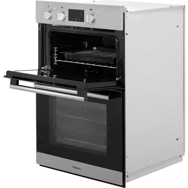 Hotpoint Class 2 DD2540WH Built In Double Oven - White - DD2540WH_WH - 5