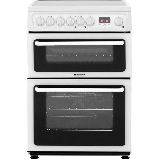 white electric oven and hob