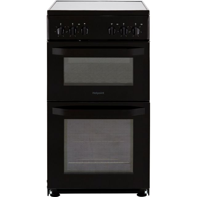 Hotpoint Cloe HD5V92KCB 50cm Electric Cooker with Ceramic Hob - Black - A Rated