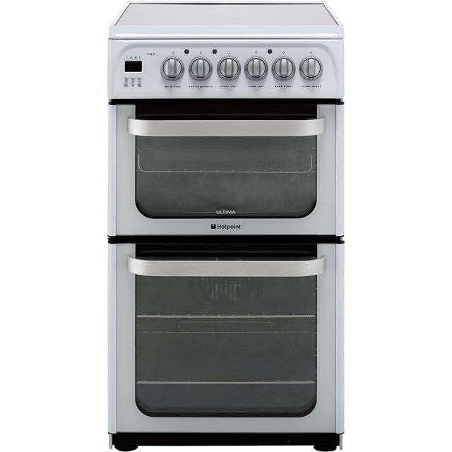 HOTPOINT Ultima HUE53PS Electric Ceramic Cooker - White
