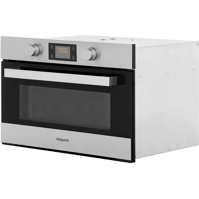 Hotpoint Class 3 MD344IXH Built In Microwave With Grill - Stainless Steel - MD344IXH_SS - 3