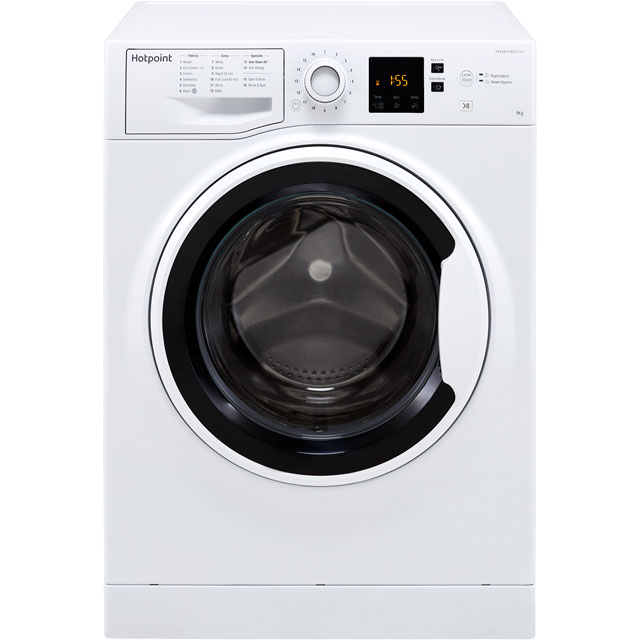 Hotpoint NSWA963CWWUK 9Kg Washing Machine with 1600 rpm - White - A+++ Rated - NSWA963CWWUK_WH - 1