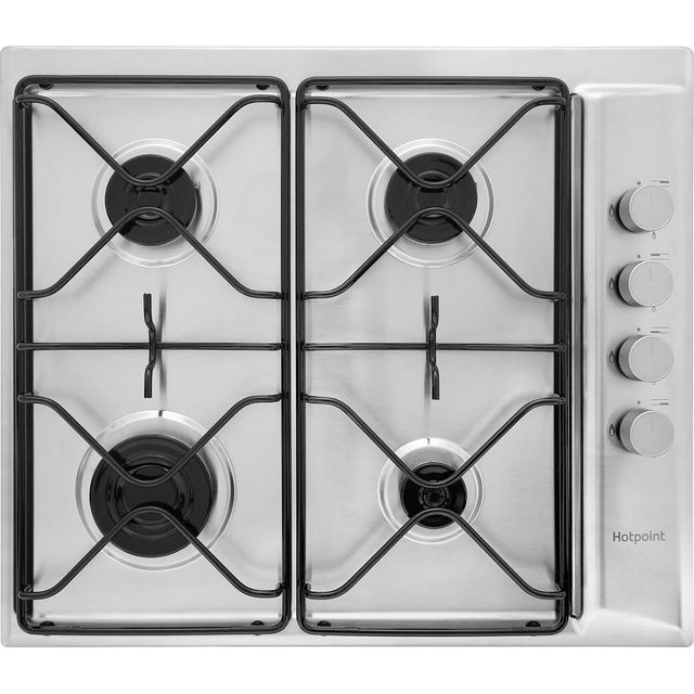 Hotpoint Newstyle PAN642IXH Built In Gas Hob - Stainless Steel - PAN642IXH_SS - 1