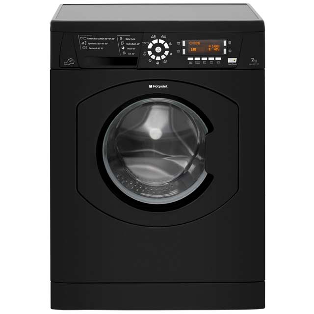 Hotpoint Wmao743k 7kg Washing Machine With 1400 Rpm Black Best Price Cheap Deals And Sales 8696