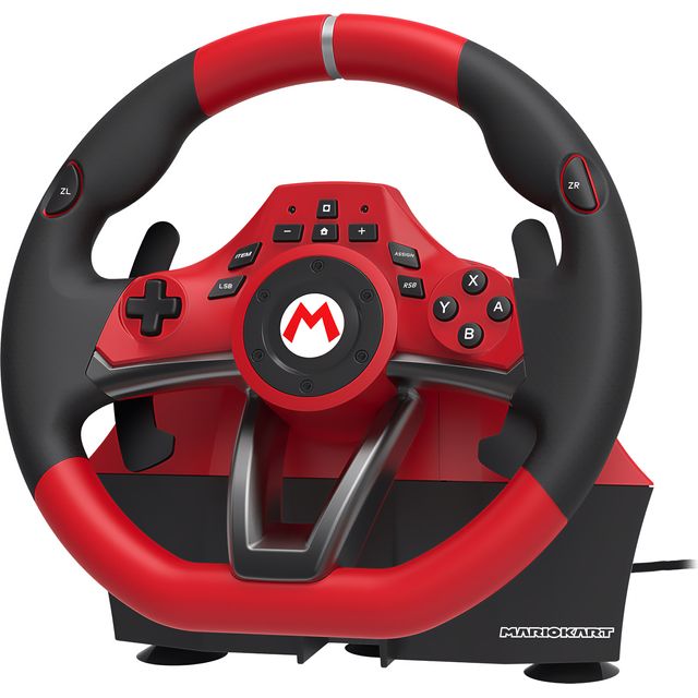 Hori Mario Kart Racing Wheel Pro Deluxe - Black / Red