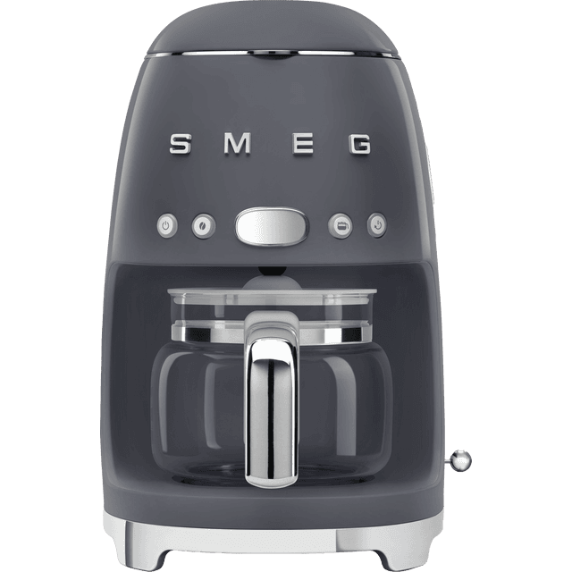 Smeg 50s Retro DCF02GRUK Filter Coffee Machine with Timer - Grey
