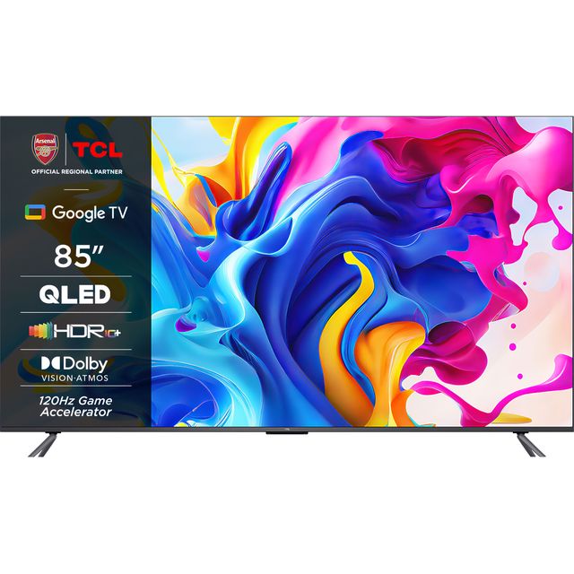 TCL C645K Qled Tv in Brushed Titanium