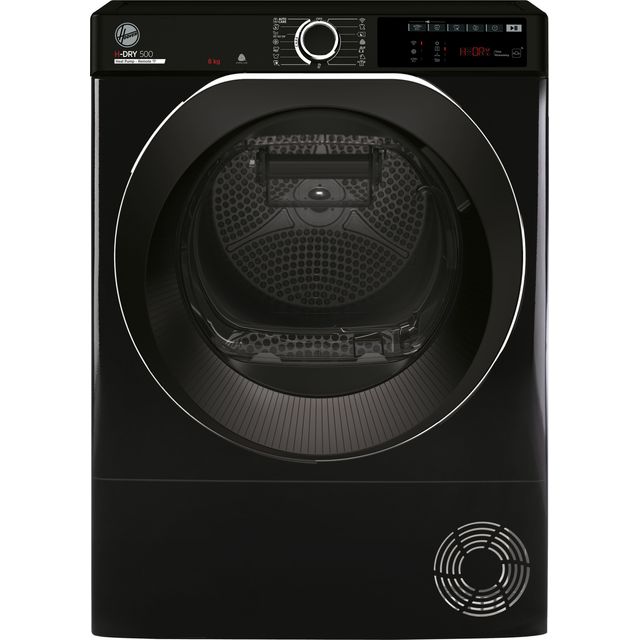 Hoover NDEH8A2TCBEB-80 Wifi Connected 8Kg Heat Pump Tumble Dryer – Black – A++ Rated