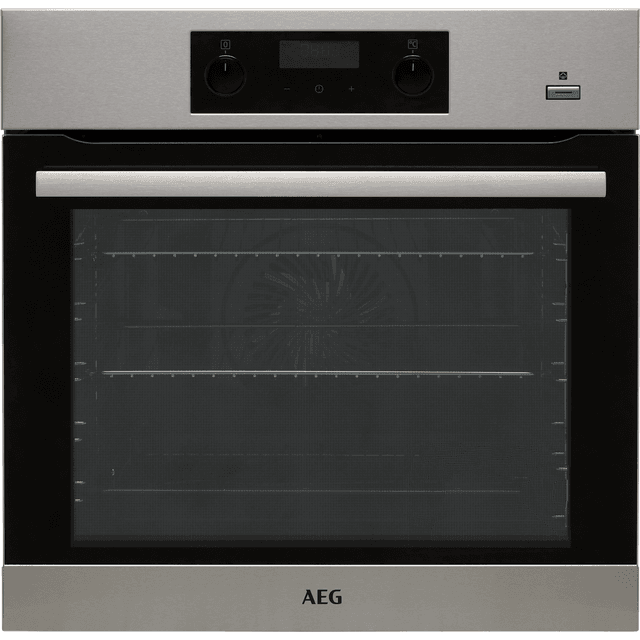 AEG BES355010M Built In Electric Single Oven - Stainless Steel - A Rated