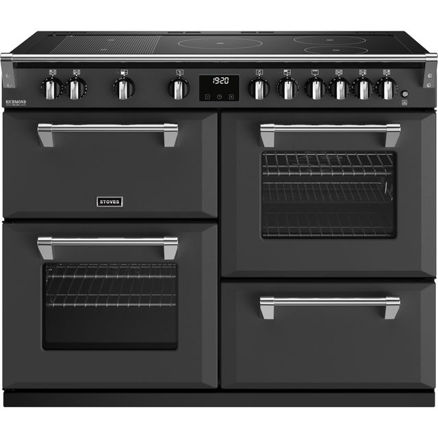Stoves Richmond Deluxe ST DX RICH D1100Ei RTY AGR Electric Range Cooker with Induction Hob – Anthracite – A Rated
