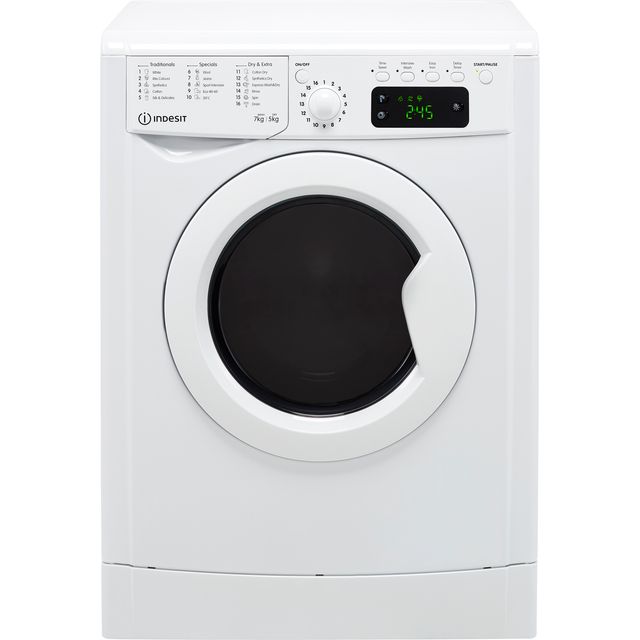 Indesit IWDD75145UKN 7Kg / 5Kg Washer Dryer - White - IWDD75145UKN_WH - 1