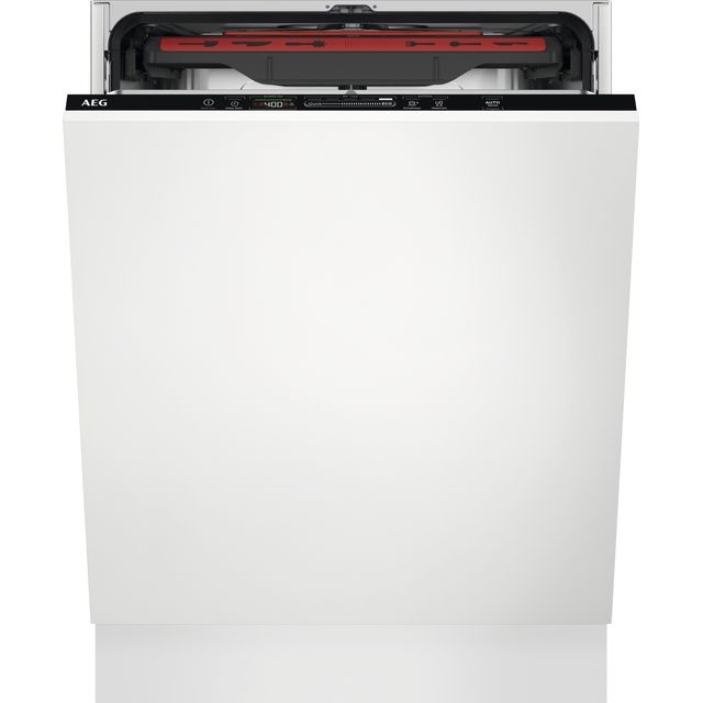 AEG 6000 SatelliteClean FSS64907Z Fully Integrated Standard Dishwasher - Black Control Panel - C Rated