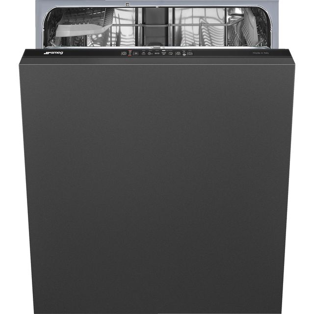 Smeg DIA211DS Fully Integrated Standard Dishwasher – Black Control Panel with Fixed Door Fixing Kit – D Rated