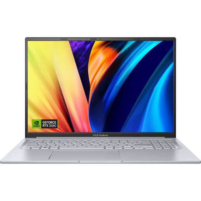 ASUS VivoBook 16x 16 Laptop - NVIDIA GeForce RTX 3050, Intel Core i7, 512 GB SSD, 16 GB RAM - Silver