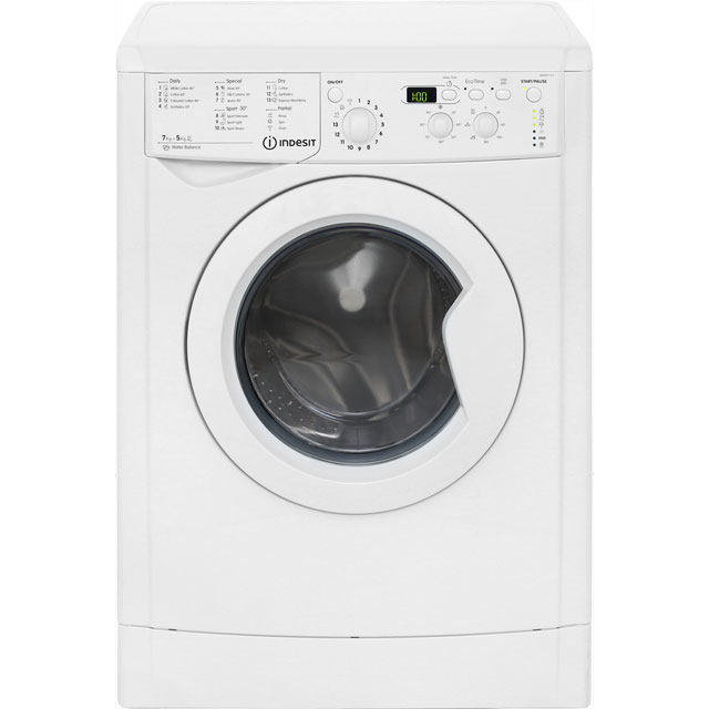 Indesit Advance IWDD7123 7Kg / 5Kg Washer Dryer with 1200 rpm - White - B Rated