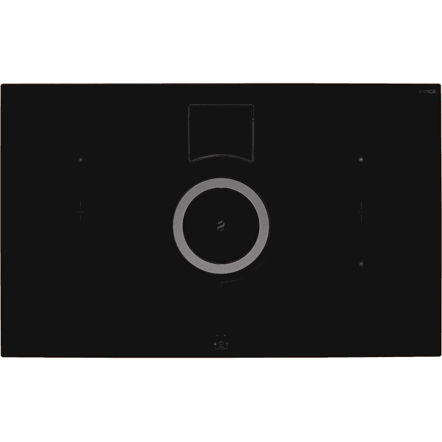 Elica NT-SWITCH BG RC 83cm Venting Induction Hob – Black – For Recirculating Ventilation