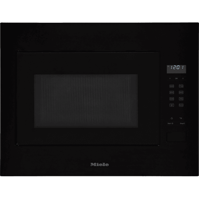 Miele M2240SC 45cm High, Built In Microwave - Black