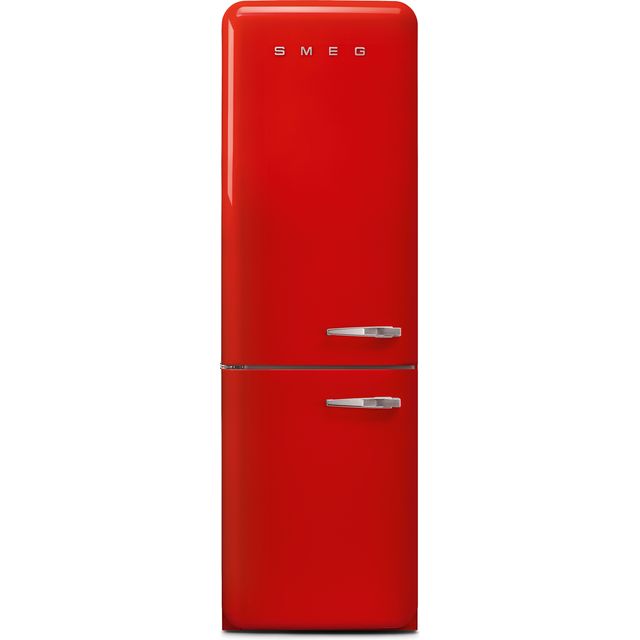 Smeg Left Hand Hinge FAB32LRD5UK 60/40 Frost Free Fridge Freezer – Red – D Rated