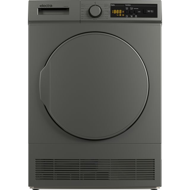 Electra TDC8101S Condenser Tumble Dryer - Dark Silver - TDC8101S_DSI - 1