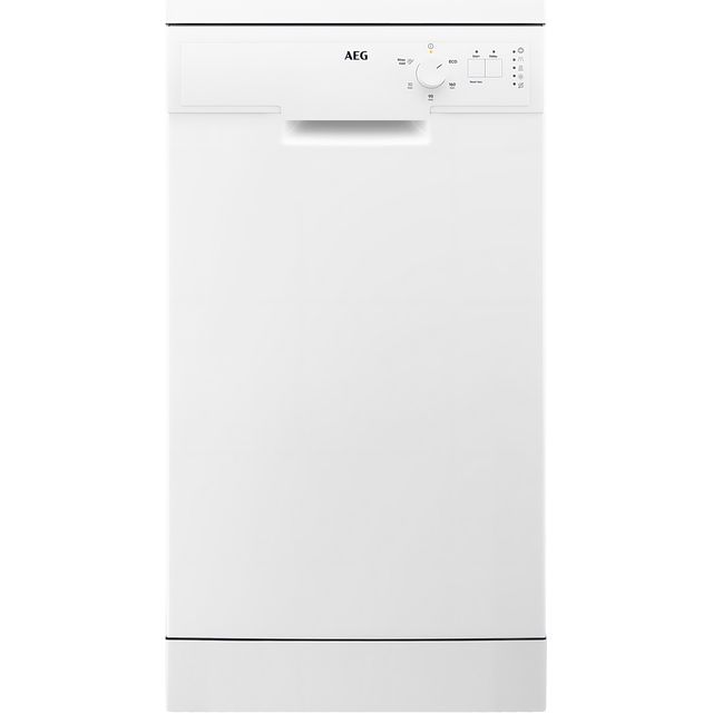 AEG 5000 AirDry FFX52507ZW Slimline Dishwasher - White - E Rated