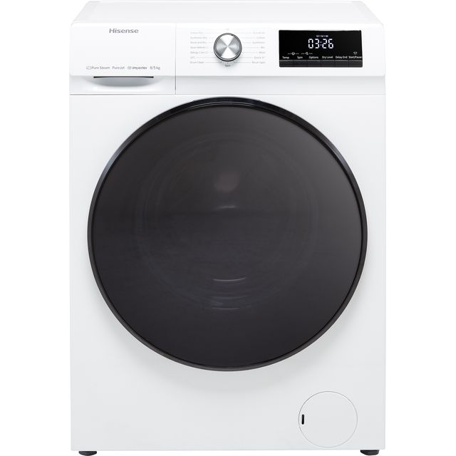 Hisense 3 Series WDQA8014EVJM 8Kg / 5Kg Washer Dryer with 1400 rpm - White - D Rated