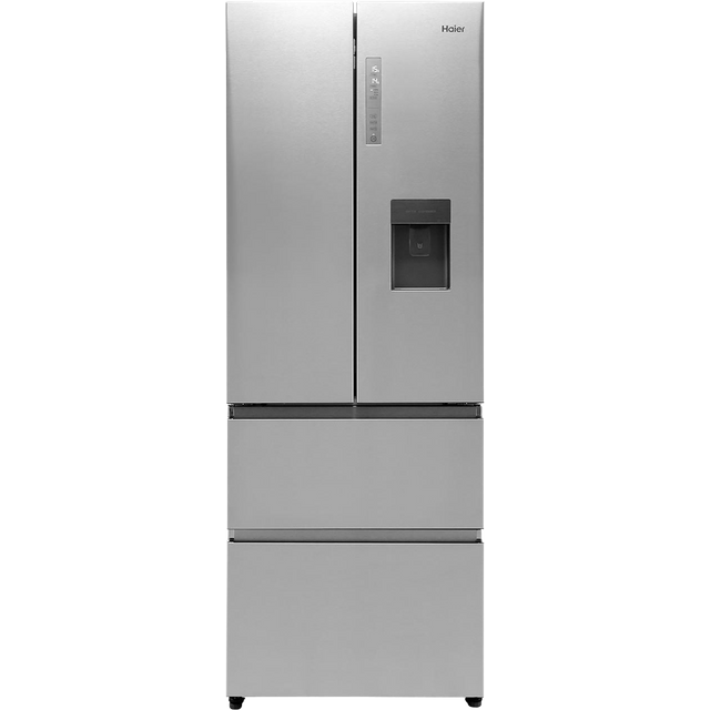Haier HB16WMAA 60/40 Total No Frost Fridge Freezer - Stainless Steel Effect - F Rated