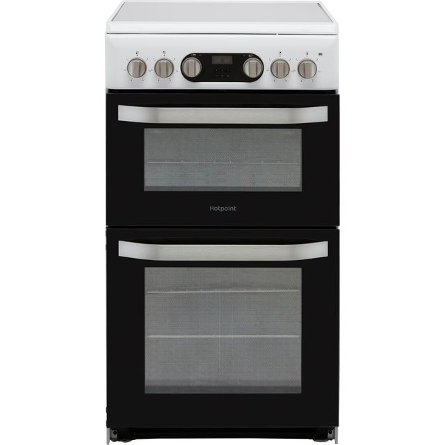 Hotpoint HD5V93CCW/UK 50cm Electric Cooker with Ceramic Hob - White - A/B Rated
