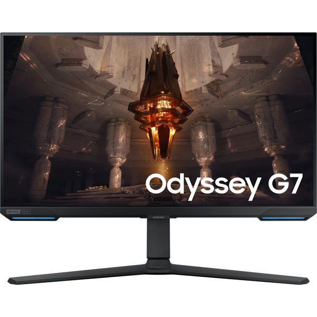 Samsung Odyssey Neo G7 28 4K Ultra HD 144Hz Gaming Monitor with AMD FreeSync with NVidia G-Sync - Black