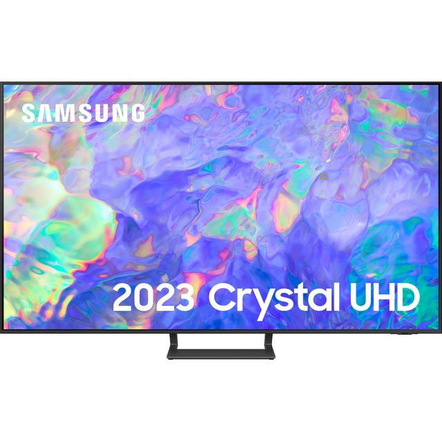 Samsung 55 Inch CU8500 UHD Smart TV (2023) - Air Slim Design TV With Centre Stand & Alexa Built In, 4K Crystal Processor, Object Tracking Sound, Multi View, Gaming TV Hub & Smart TV Content