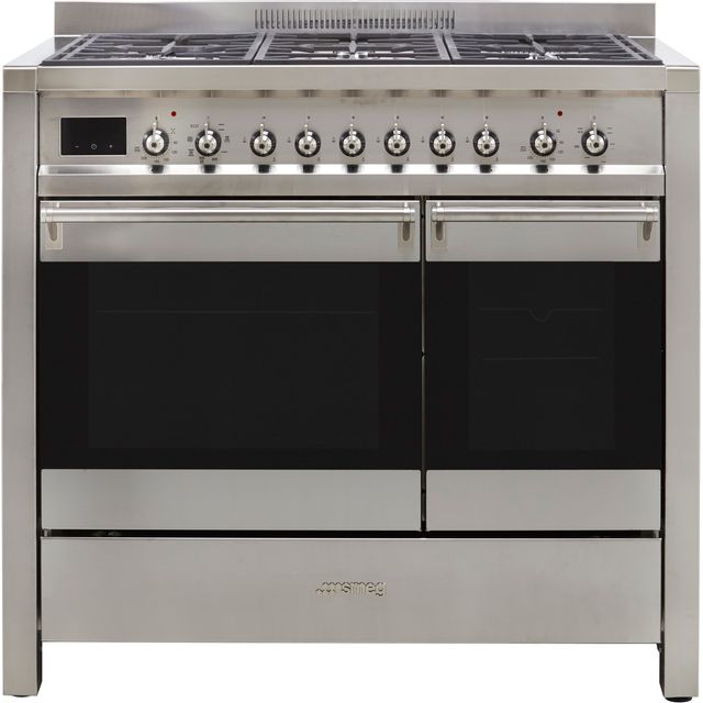 Smeg Opera A2-81 100cm Dual Fuel Range Cooker - Stainless Steel - A/B Rated