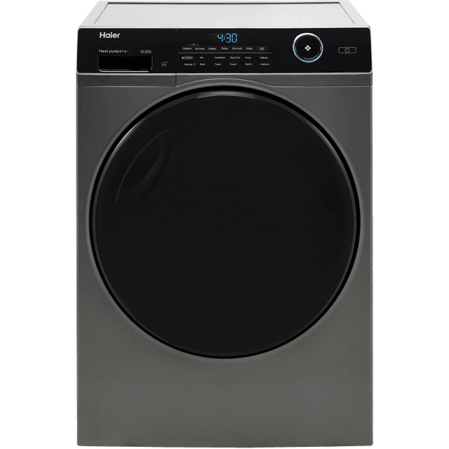 Haier i-Pro Series 5 HD90-A2959S 9Kg Heat Pump Tumble Dryer – Graphite – A++ Rated