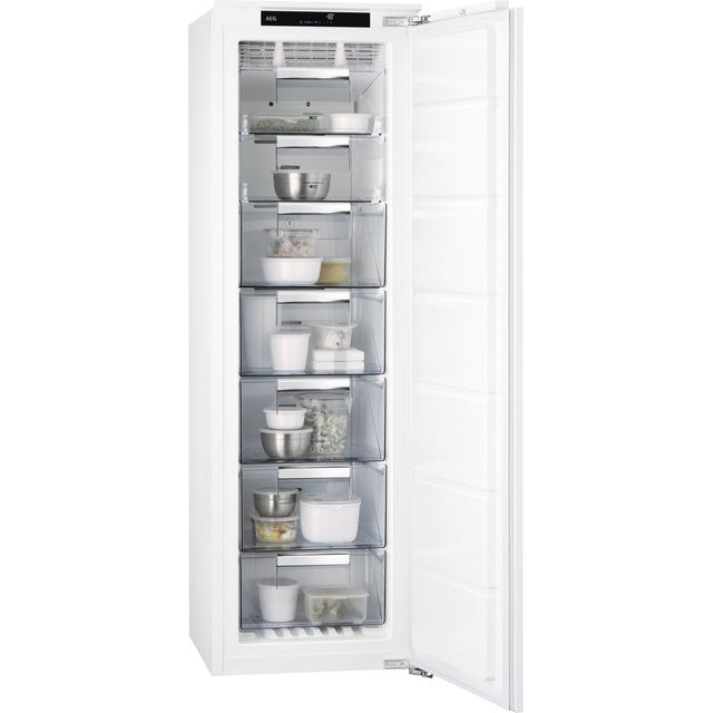 AEG ABK818E6NC Integrated Frost Free Upright Freezer with Fixed Door Fixing Kit - E Rated