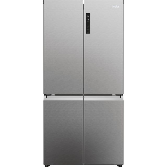 Haier Cube 90 Series 5 HCR5919ENMP Total No Frost American Fridge Freezer - Stainless Steel - E Rated