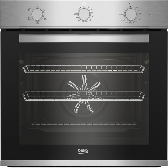 Beko AeroPerfect™ RecycledNet® BBIF22100X Built In Electric Single Oven - Stainless Steel - BBIF22100X_SS - 1