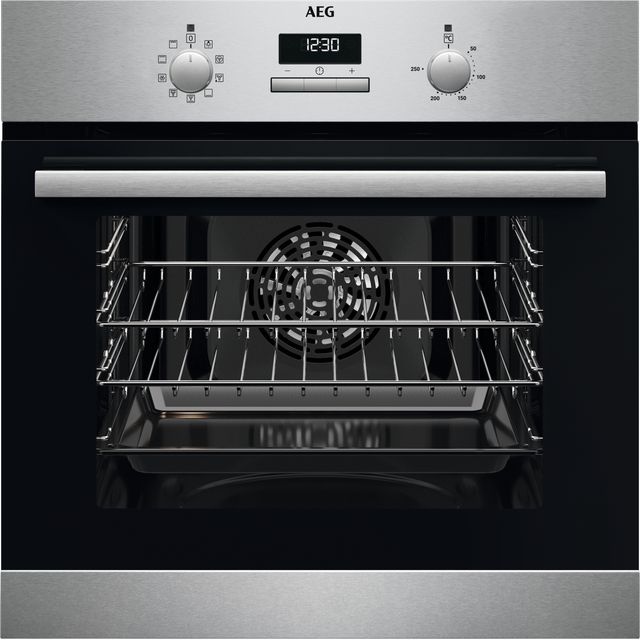 AEG 6000 SurroundCook BSX23101XM Built In Electric Single Oven - Stainless Steel - A Rated