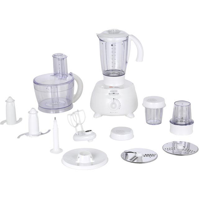 Kenwood MultiPro FP691A 2.9 Litre Food Processor With 8 Accessories - White