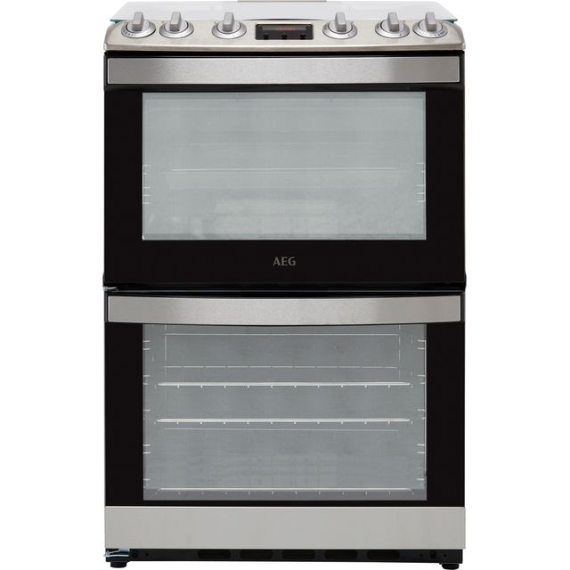 AEG CGB6130ACM Freestanding Gas Cooker with Variable Electric Grill - Stainless Steel - A/A Rated
