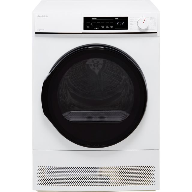 Sharp KD-NCB8S7GW9 8Kg Condenser Tumble Dryer - White - B Rated