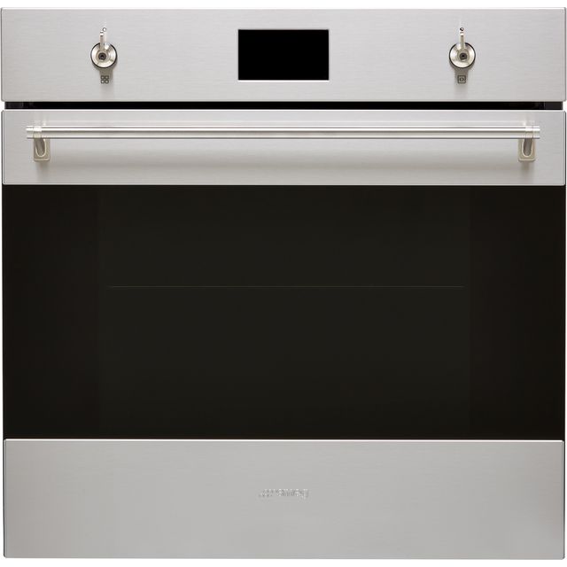 Smeg Classic SOP6302TX Built In Electric Single Oven with Pyrolytic Cleaning - Stainless Steel - A+ Rated