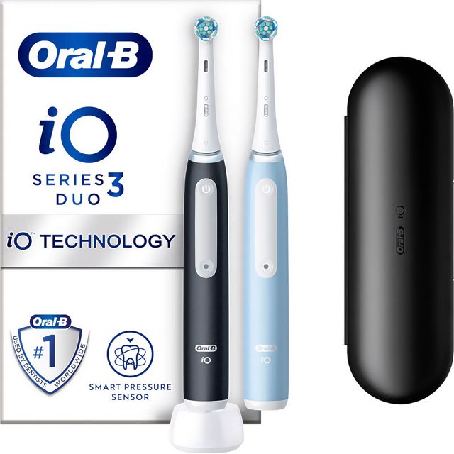 Oral-B iO 3 Electric Toothbrush - Blue / Black