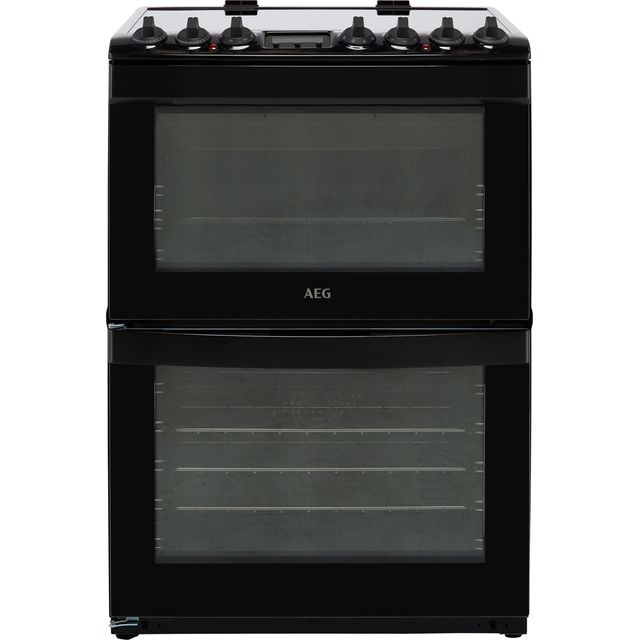 AEG CIB6742ACB 60cm Electric Cooker with Induction Hob - Black - A/A Rated