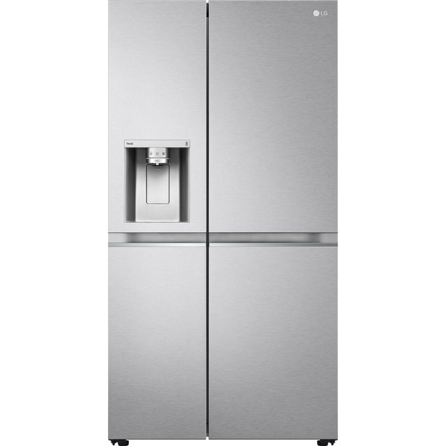 LG UVnano GSLV91MBAC Wifi Connected Non-Plumbed Frost Free American Fridge Freezer - Metal Sorbet - C Rated