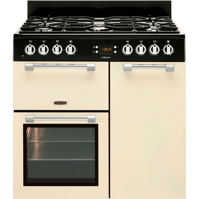 Leisure Cookmaster CK90G232C 90cm Gas Range Cooker with Electric Fan Oven – Cream – A+/A Rated