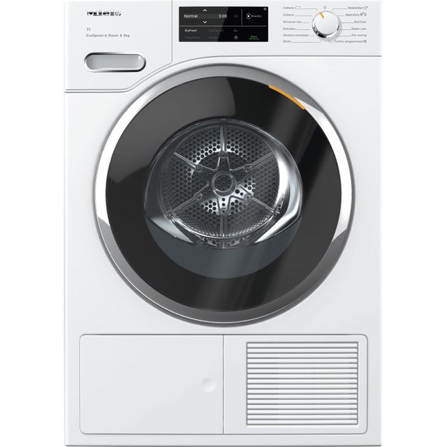 Miele WWI860 9kg WiFi Connected Washing Machine with 1600 rpm - White - A Rated