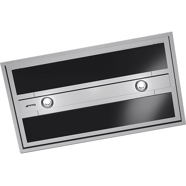 Smeg Integrated Cooker Hood in Stainless Steel / Black Smeg Integrated Cooker Hood in Stainless Steel / Black