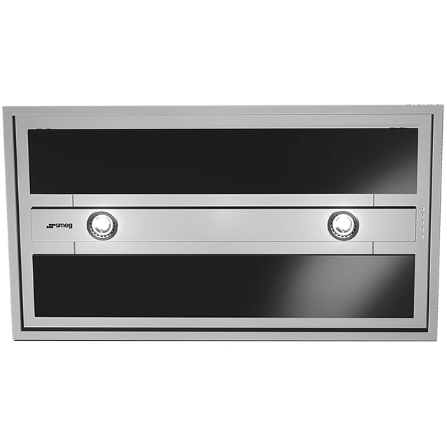 Smeg Integrated Cooker Hood in Stainless Steel / Black Smeg Integrated Cooker Hood in Stainless Steel / Black