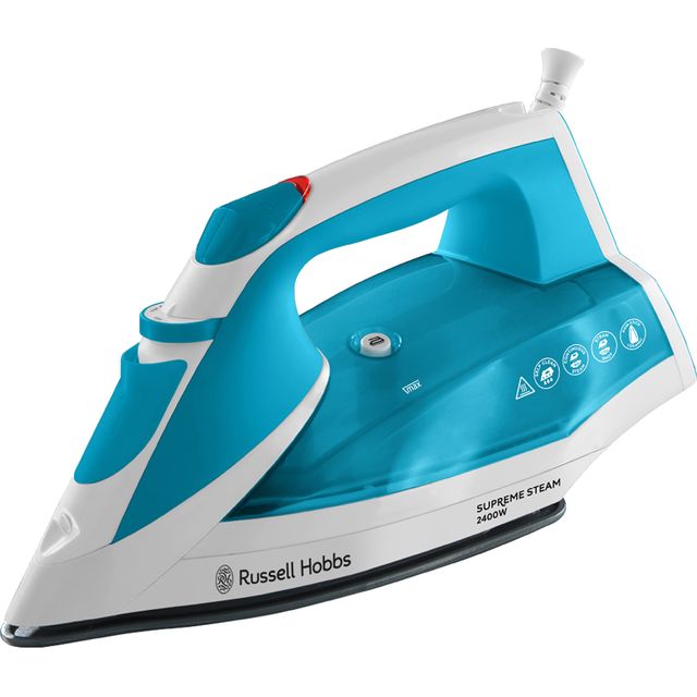 Russell Hobbs Supreme Steam Iron in White / Blue