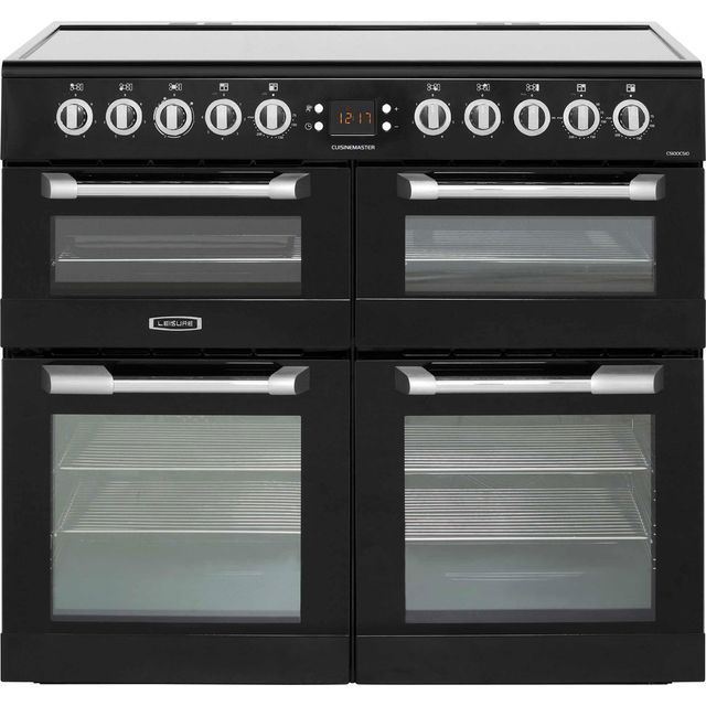 Leisure Cuisinemaster CS100C510K 100cm Electric Range Cooker with Ceramic Hob - Black - A/A/A Rated
